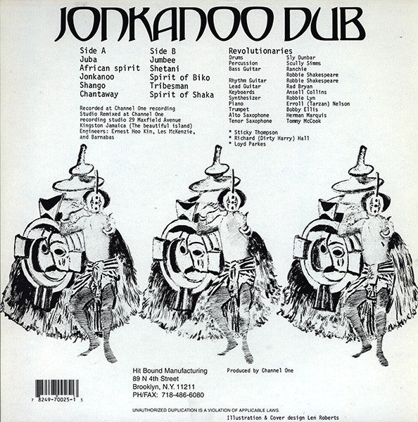 Master Release: Jonkanoo Dub by The Revolutionaries