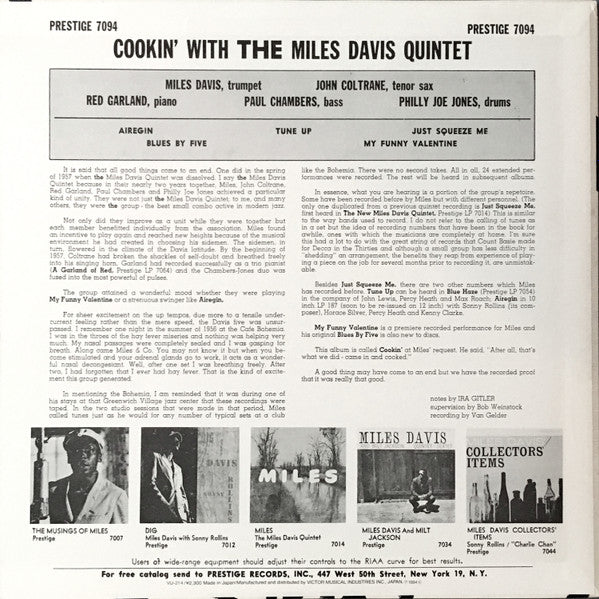 Cookin' With The Miles Davis Quintet