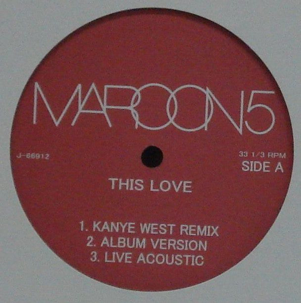 Master Release: This Love by Maroon 5