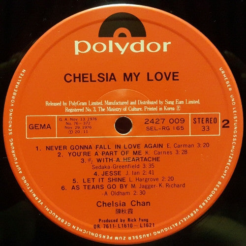 Chelsia My Love (One Summer Night)