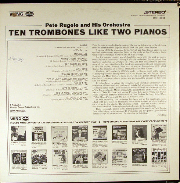 Ten Trombones Like Two Pianos