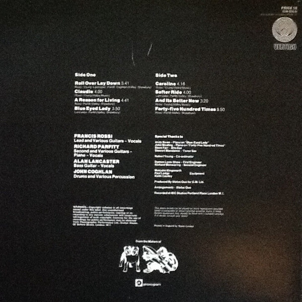 Master Release: Hello! by Status Quo