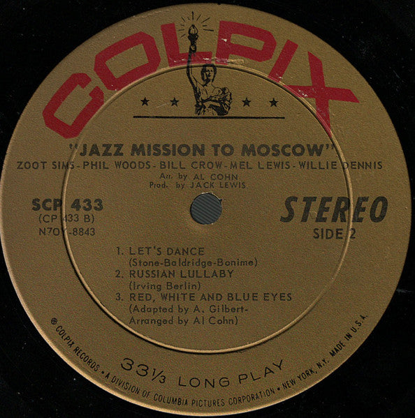 Jazz Mission To Moscow (Featuring Top Jazz Artists On Their Return From Tour Of Soviet Union 1962)