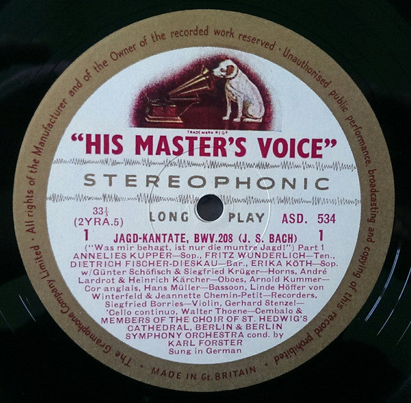 "Hunting" Cantata • "Canary" Cantata