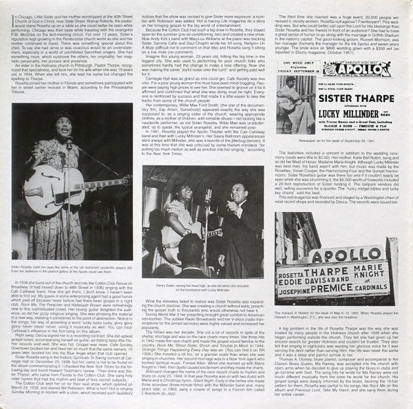 Release: Sincerely, Sacred & Secular Gospel-Blues-Jazz-Vinyl-US-1988-RR 1317-2551606