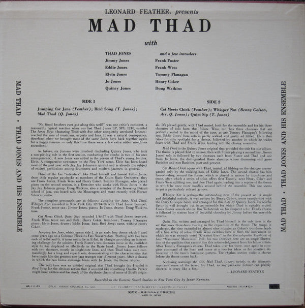 Release: Mad Thad-Vinyl-Japan-1972-HR-111-EV-5808243