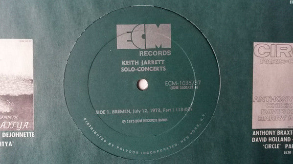 Solo Concerts: Bremen / Lausanne