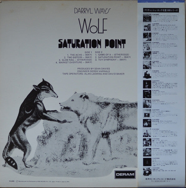 Release: Saturation Point-Vinyl-Japan-1979-K16P-9079-4677426
