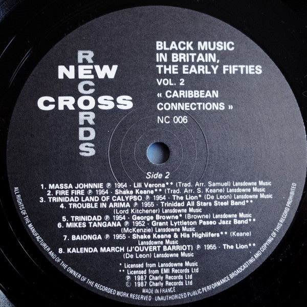 Caribbean Connections, Black Music In Britain In The Early 1950's, Volume 2