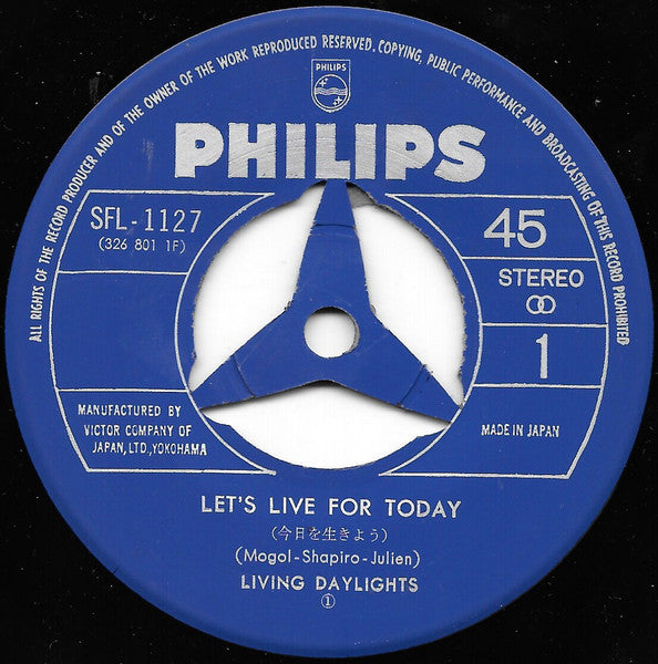 今日を生きよう = Let's Live For Today