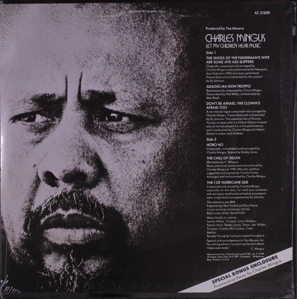 Master Release: Let My Children Hear Music by Charles Mingus
