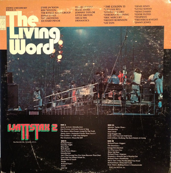 Master Release: The Living Word (Wattstax 2) by Various