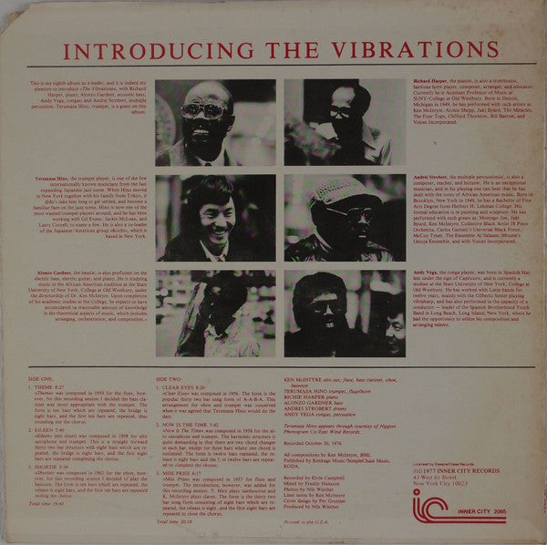 Release: Introducing The Vibrations-Vinyl-US-1977-IC2065, 2065-2890896
