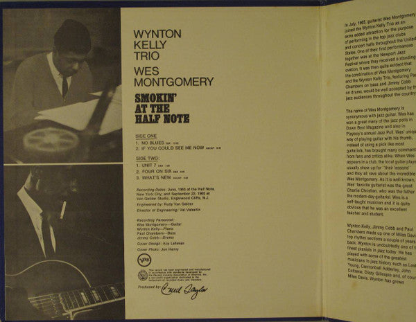 Master Release: Smokin' At The Half Note by Wynton Kelly Trio