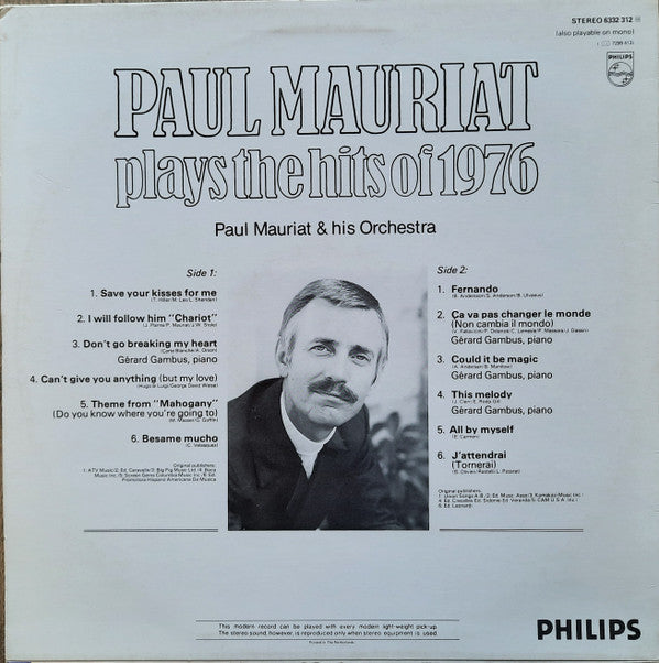 Master Release: Paul Mauriat Plays The Hits Of 1976 by Paul Mauriat And His Orchestra