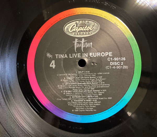 Tina Live In Europe