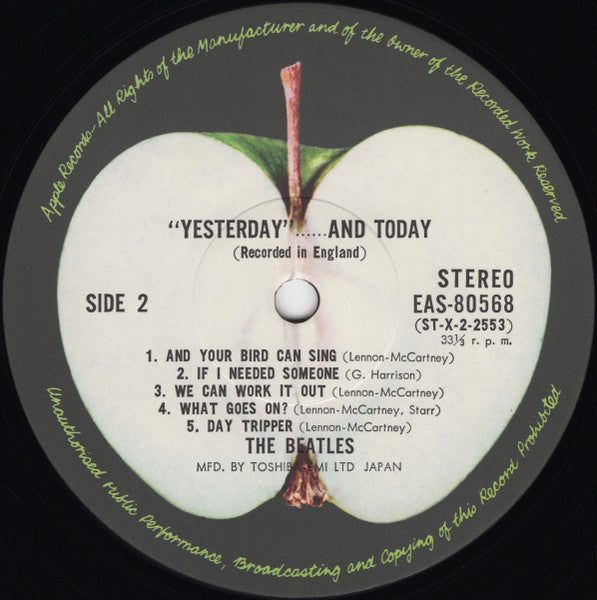 Yesterday And Today = イエスタデイ・アンド・トゥデイ