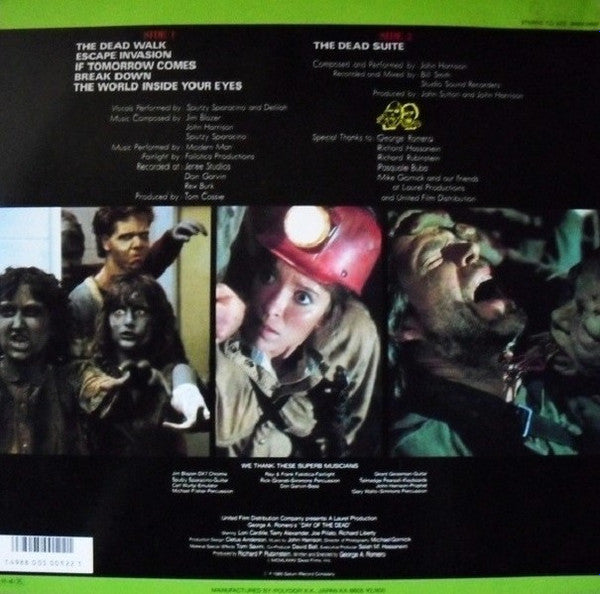 Release: George A. Romero's Day Of The Dead (Original Motion Picture Soundtrack)-Vinyl-Japan-1986-28MM-0489-2320591
