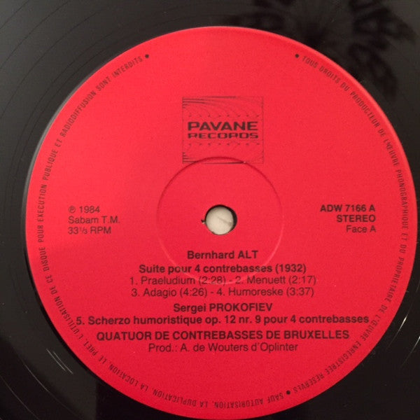 Le Quatuor De Contrebasses De Bruxelles