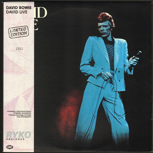 Release: David Live-Vinyl-US-1990-RALP 0138/39-2-4179490
