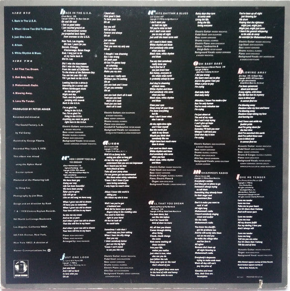 Release: Living In The USA-Vinyl-US-1978-DP 401-2053211
