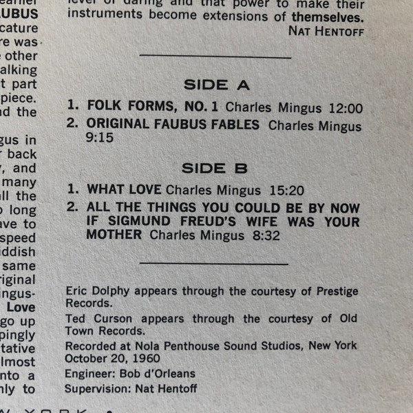 Presents Charles Mingus