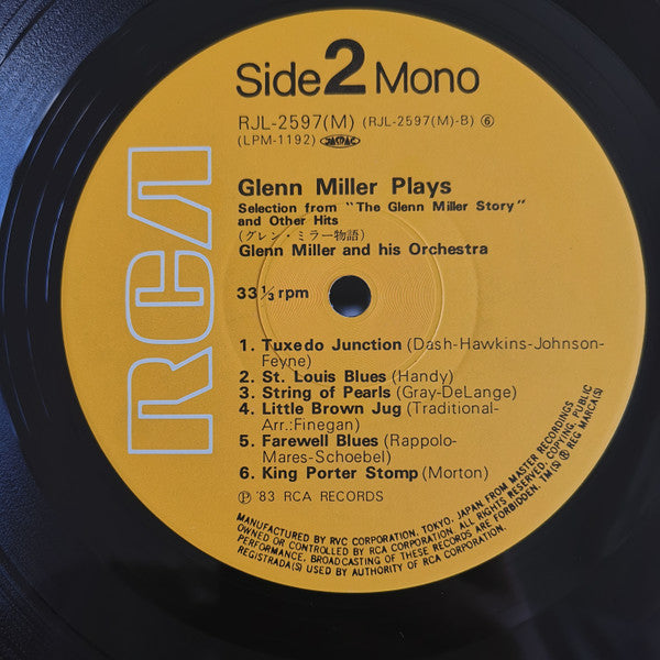 Glenn Miller Plays Selections From "The Glenn Miller Story" And Other Hits