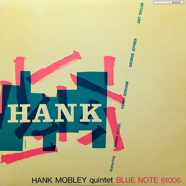 Release: Hank Mobley Quintet Featuring Sonny Clark-Vinyl-Japan-1984-BNJ 61006-4903613