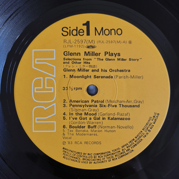 Glenn Miller Plays Selections From "The Glenn Miller Story" And Other Hits