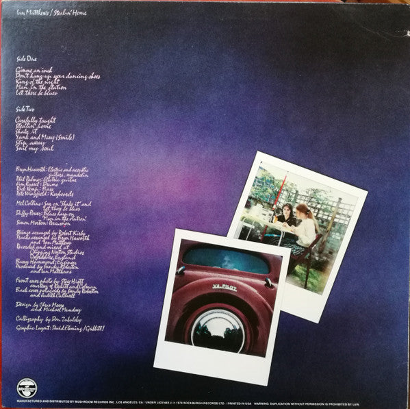 Release: Stealin' Home-Vinyl-US-1978-MRS-5012-5478223