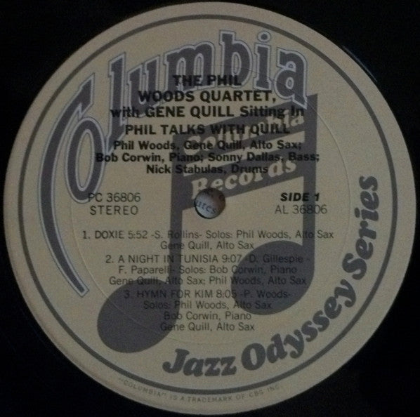 Phil Talks With Quill - The Phil Woods Quartet With Gene Quill Sitting In