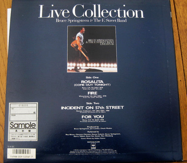 Release: Live Collection-Vinyl-Japan-1987-20AP 3326-8170963