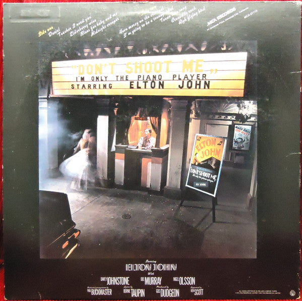 Release: Don't Shoot Me I'm Only The Piano Player-Vinyl-US-1985-MCA-1638-2849817