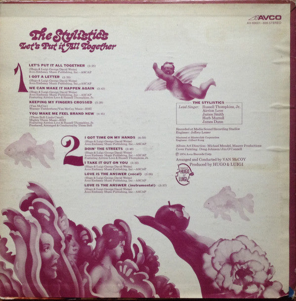 Release: Let's Put It All Together-Vinyl-US-1974-AV-69001-698-7149788