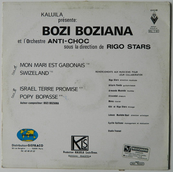 Release: Mon Mari Est Gabonais-Vinyl-France-1987-K.L 01, EVVI 85-5279697