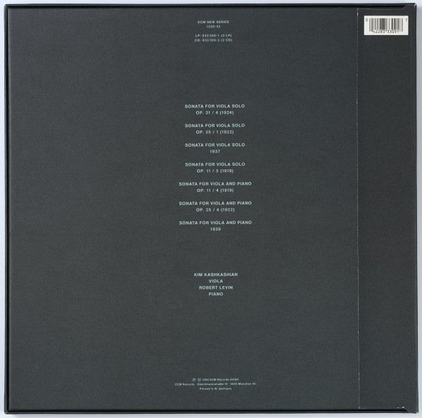 Sonatas For Viola / Piano And Viola Alone