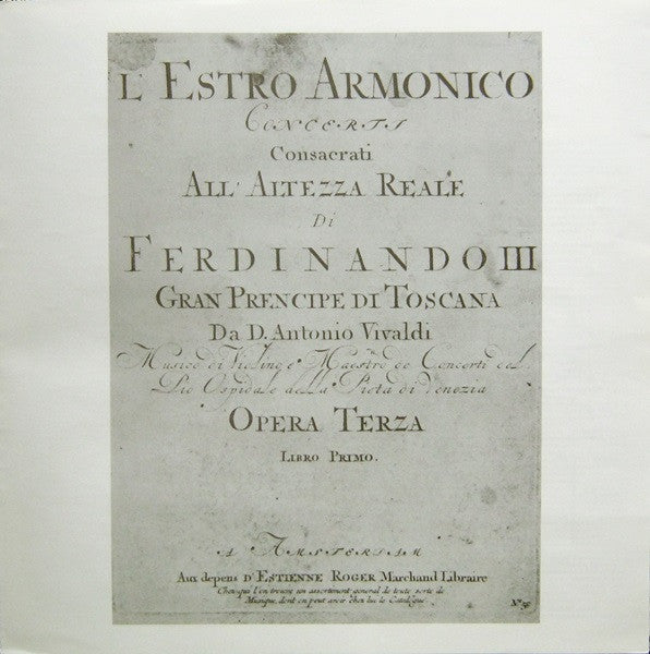 L'Estro Armonico 12 Concertos, Op. 3