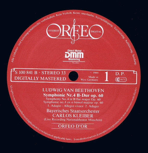 Beethoven Symphonie Nr. 4 – Live Recording