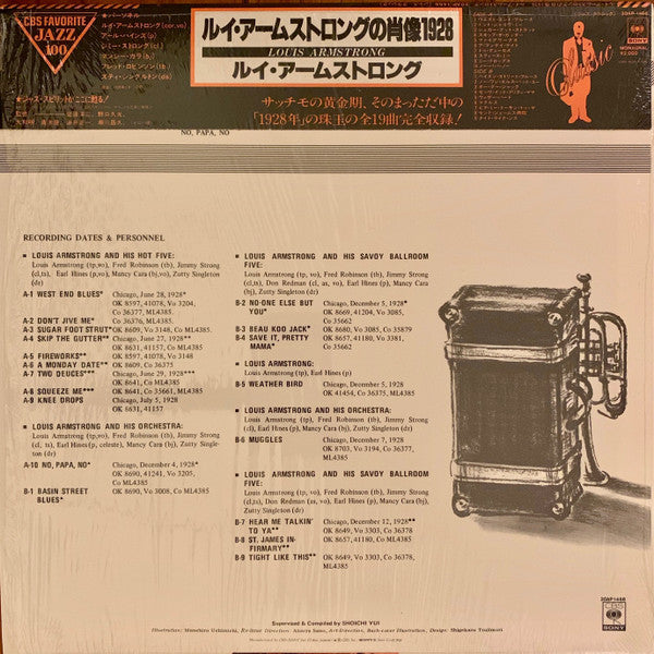 A Portrait Of Louis Armstrong 1928