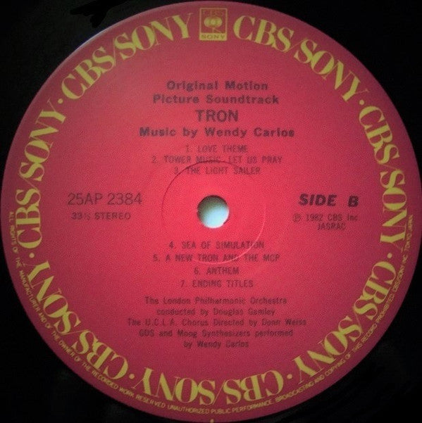 Tron - Original Motion Picture Soundtrack = トロン　オリジナル・サウンドトラック盤