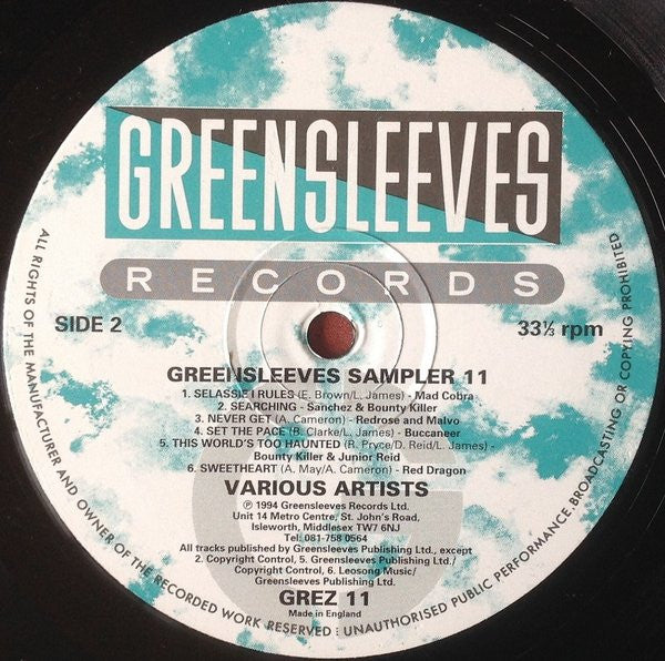 Greensleeves Sampler 11
