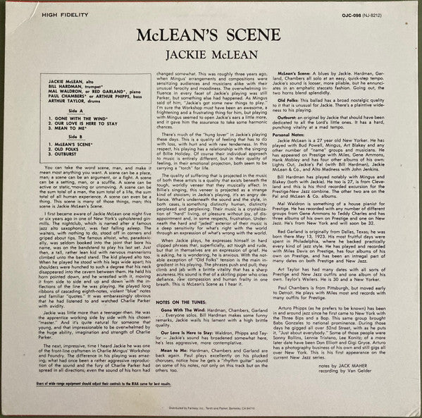 McLean's Scene