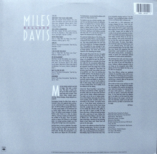 Release: Ballads-Vinyl-US-1988-CJ 44151-1250909