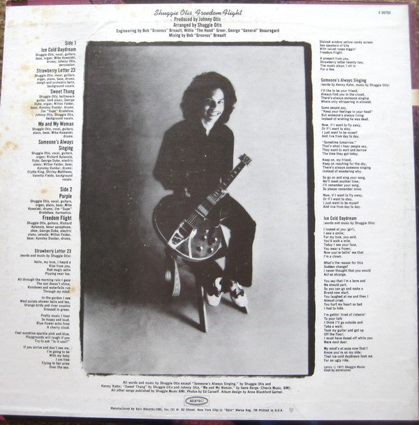 Master Release: Freedom Flight by Shuggie Otis