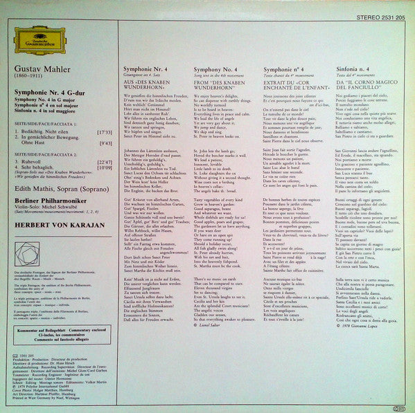 Master Release: 4. Symphonie by Gustav Mahler