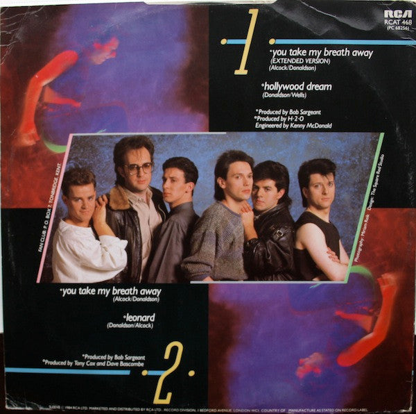 Release: You Take My Breath Away-Vinyl-UK-1984-RCAT 468, PC 68256-1193317