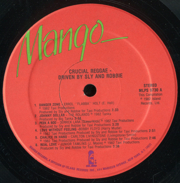 Crucial Reggae - Driven By Sly & Robbie