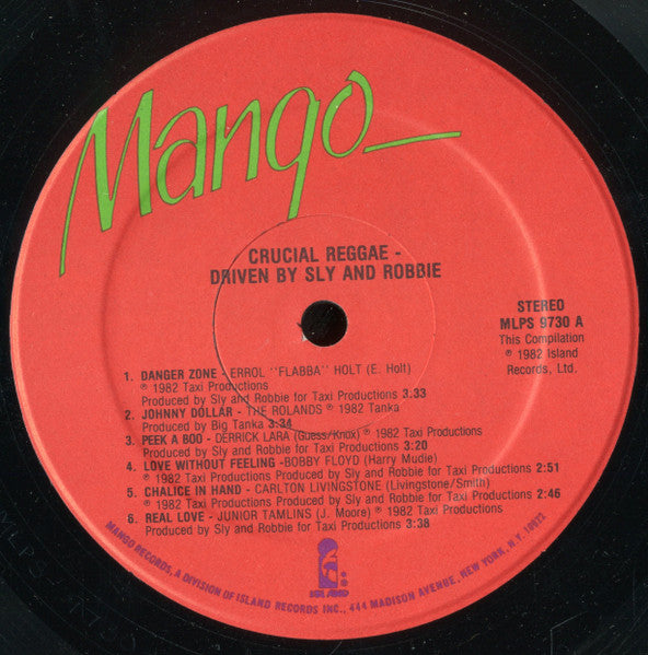 Crucial Reggae - Driven By Sly & Robbie