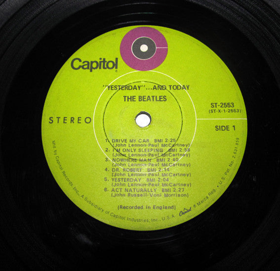 Master Release: Yesterday And Today by The Beatles