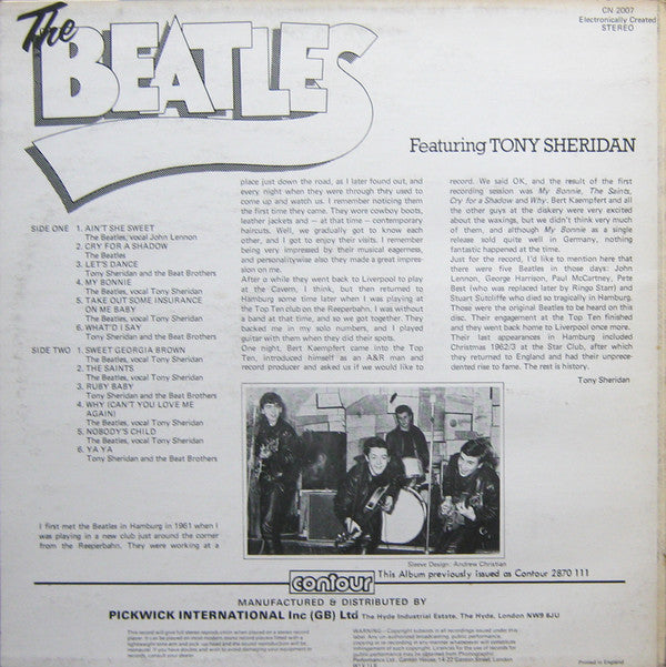 Release: The Beatles' First-Vinyl-UK-1976-CN 2007-8171909